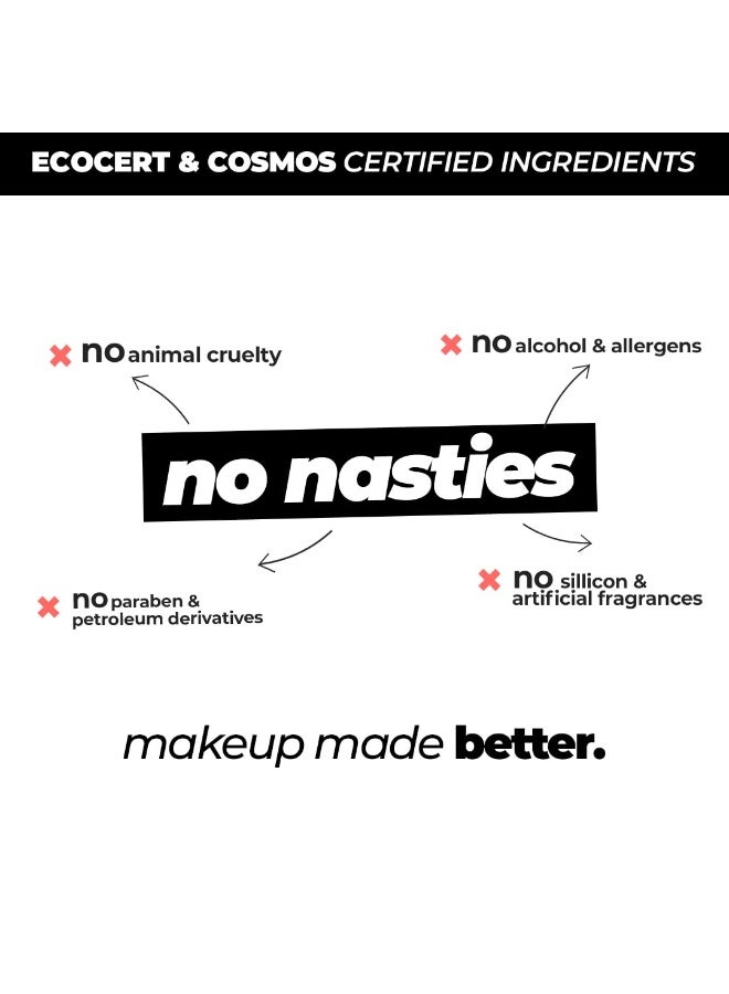 روبيز أورجانيك روج ليكويد عضوي من روبي، قوام كريمي ناعم - خفيف الوزن، شديد الصباغ، لمسة مخملية ناعمة، لون غني طويل الأمد، غير جاف، لجميع أنواع البشرة، خالٍ من السيليكون والبارابين - برالين، 6.5 مل - Image 2